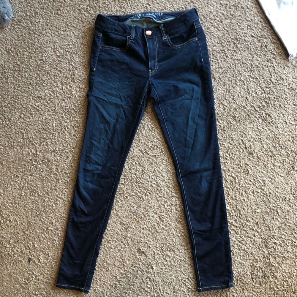 american eagle super stretch jeggings
